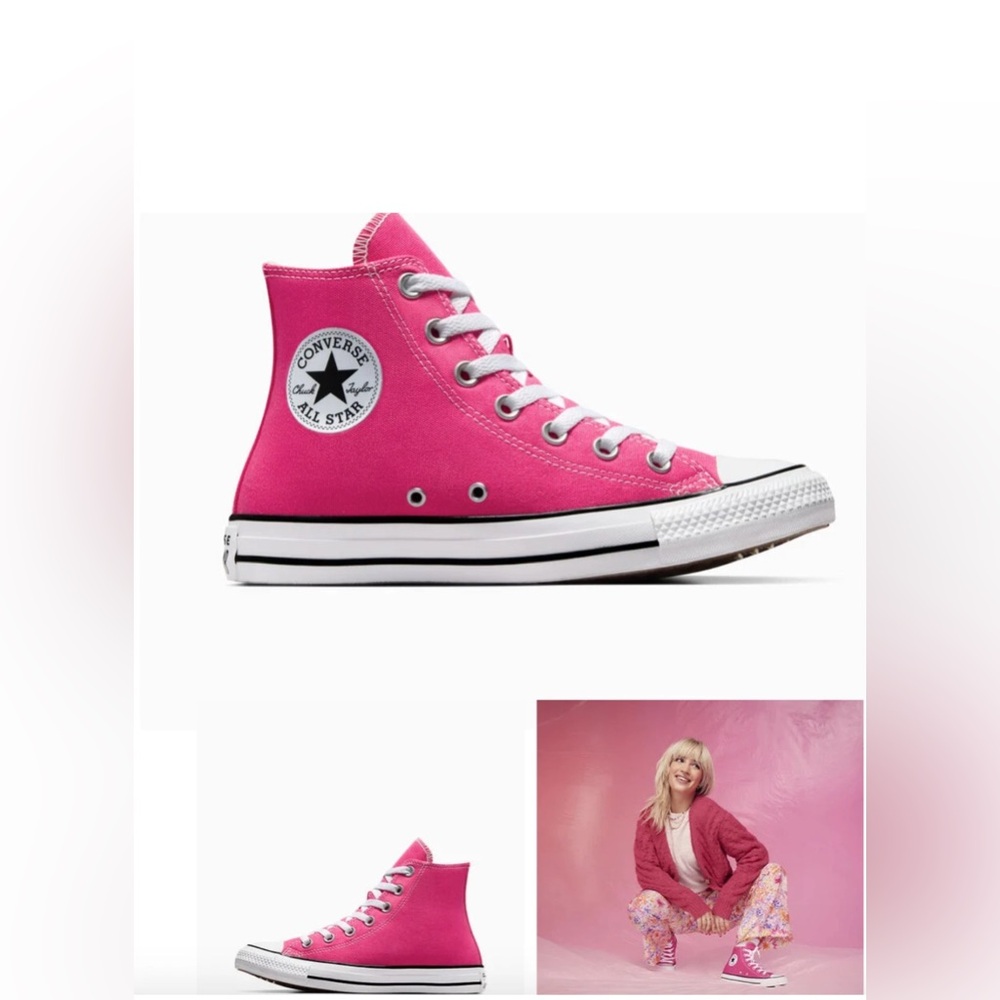 Converse Chuck Taylor All Star High-Top Sneaker - Chaos Fuchsia.
